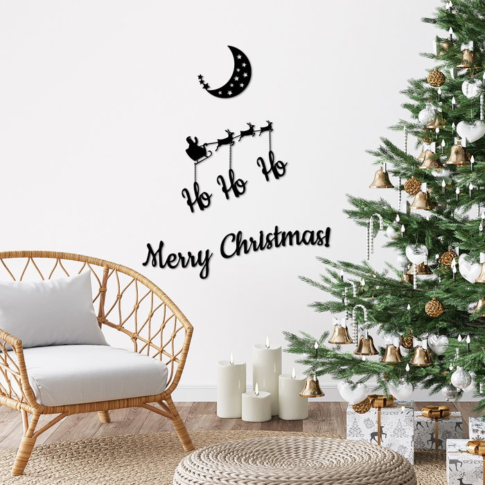 Wallity New Year 1 Accesorio Decorativo de Pared de Metal Negro Wallity New Year 1 Accesorio Decorativo de Pared de Metal Negro